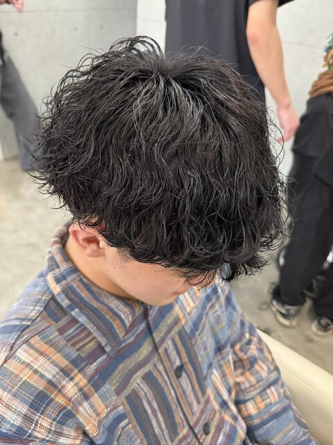 熊本メンズサロン　波巻きスパイラル　MENS HAIR 