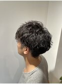 大人気！波巻きスパイラルパーマ