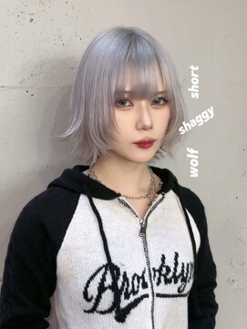 ドットハリス(.Hallis) ウルフレイヤー/ハイトーン/ブリーチ/レイヤーカット