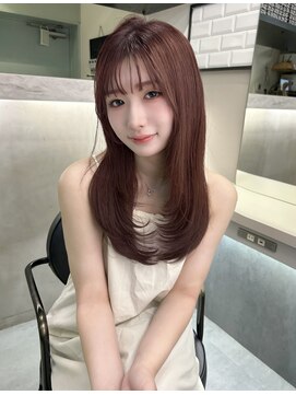 リッカ(LICCA) (amane)カシスレッド レイヤーカット