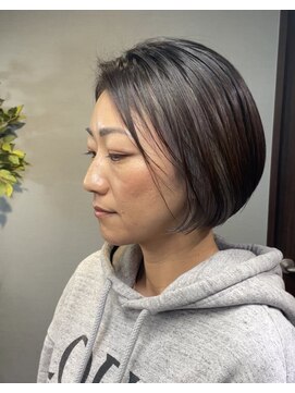 エイム ヘア リアム 調布店(eim hair liam) ボブ×インナーシルバー