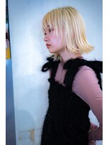 サロンドミルク 新百合ヶ丘店(salon de MiLK)&nbsp;抜きっぱなしブリーチ×外ハネbob （五月女）