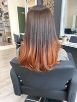 アペル(APPEL)&nbsp;オレンジベージュのグラデーション