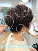 ナチュラル3Dカラー☆マッシュショート◎30代40代50代