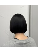 後ろ姿もミリ単位でこだわります!王道ボブ!