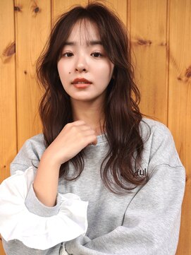 ブゾン(buZon) 【buZon ブゾン】フェミニンロングレイヤー×ラフウェーブ