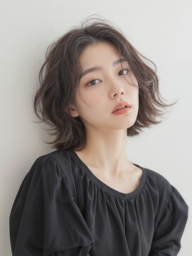 オルテプラスエヌ(horte +n) 20代30代40代　ニュアンスゆるミディアムほつれ＃53