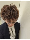 Azuｌe/艶カラー/ショートパーマ
