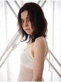 外国人風透けミディ