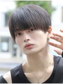 ナチュラル前下がりラウンドマッシュ