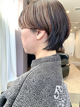 パープル(PURPLE) ショートウルフ/マッシュショート/ショートヘア