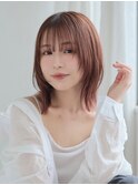 レイヤーカット/ボブ/髪質改善/小顔/ココアベージュ
