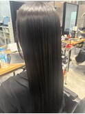 ティアラ縮毛矯正☆ダークオリーブカラー