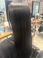 ネウィ 池袋(newi) ティアラ縮毛矯正☆ダークオリーブカラー