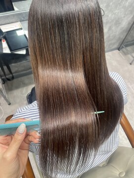 シエテ 津田沼(Siete) くびれヘア/アプリコットオレンジ/夏のヘアアレンジ/津田沼