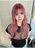 艶髪　ハイトーンカラー　韓国風カラー