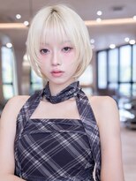 イオ 本厚木(io) 20代30代切りっぱなし顔周りレイヤーボブ/髪質改善/外ハネ