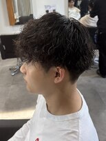 ヒュイル バイ ニアウ(Hwyl by Niau)&nbsp;メンズカットパーママッシュ波巻きスパイラルパーマ刈り上げ