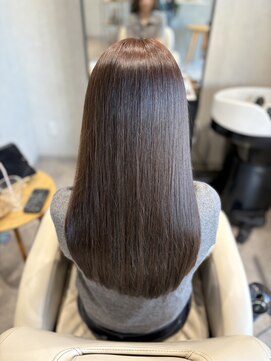 ミントリーフ(Mint leaf) カットカラー髪質改善トリートメント（ヘッドスパ付き）