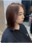 ヘーゼルベージュヘーゼルグレージュブリーチなしダブルカラー