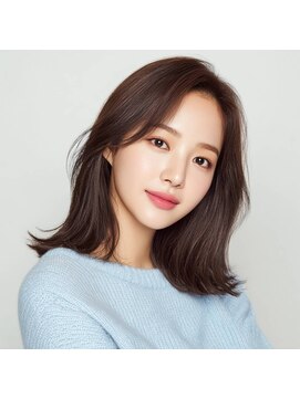 ヘアアンドメイク 心座(hair&make) 透明感アッシュブラウン