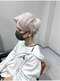 メンズホワイト、ホワイトシルバー、ホワイトブロンド