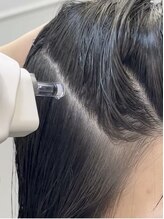 幹細胞導入エアジェットで髪の源へダイレクト注入ケア