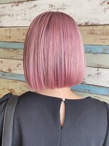 ラル 水戸県道50号店(Lalu.) ピンクベージュ/アンブレラカラー/クールショート/前髪/水戸