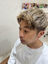 ヘアースペースブルーム リアン 岡町店(HAIR SPACE BLOOM Lien) 岡町/メンズカラー/ブロンドカラー