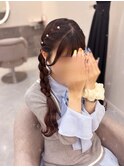編みおろしツイン