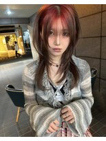 アリー 原宿(ALLY)&nbsp;ハッシュカットシャギーウルフレイヤーカットエクステレイヤー