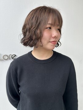 フォークロア 本店(Folk Lore) ボブパーマ /ベージュ