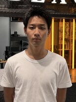 ブラック(BLACK)&nbsp;ルーズショートパーマ/スパイキーショート/メンズショート