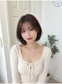 30代40代50代/大人女性/前髪ありショートボブ/丸みショート