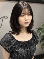 エストアール フクオカ 福岡博多店(est-r. Fukuoka)&nbsp;ミディアムレイヤー/くびれ巻き/韓国ヘア/博多