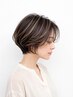 白髪ぼかしメンテナンス◎カット+透明感カラー+ツヤサラトリートメント