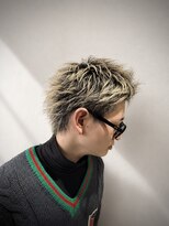 スタッグバーバー 近鉄奈良店(STAG BARBER)&nbsp;スパイキーショート×金髪