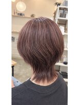 ボンドヘアステージ 良福寺店(BOND hair stage)&nbsp;大人ウルフレイヤー×サクラベージュ