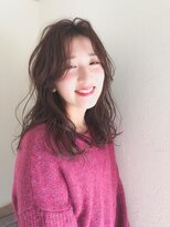 ヘアメイク シュシュ(Hair make chou chou)&nbsp;大人ウェーブセンターパート【chou-chou 北林夏実】