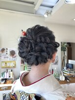 ヘアーズカフェ アン(HAIR'S CAFE an) 振袖着物ヘア