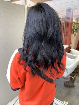 ヘアメイク アリープ(HAIR MAKE ALEAP) ブルーブラック[リラクシー/オルチャンへア/ダークグレージュ]