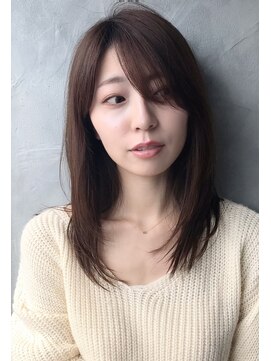 ジュカ(jyuka) 【ナチュラルなツヤ】小顔セミロング