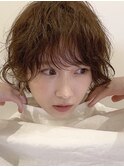 ゆるふわニュアンスパーマ/小顔ショート/20代　30代/モテ髪