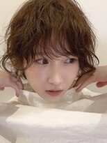 トリコ ショップアンドヘアサロン(tricot shop hair salon)&nbsp;ゆるふわニュアンスパーマ/小顔ショート/20代　30代/モテ髪