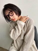 イースエモーション(ease et motion) 【天神 今泉 大名】ミニボブ シースルーバング カシスベージュ