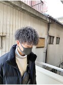 黒髪無造作束感強めツイストスパイラルマッシュ【BLAZE 大庭】