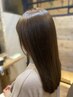 前髪縮毛矯正+似合わせカット+2stepトリートメント ¥11000