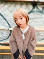 テトヘアー(teto hair)&nbsp;オン眉　ルーツカラー　ダブルカラー