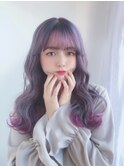 パープル裾カラー AMAND'OR石川