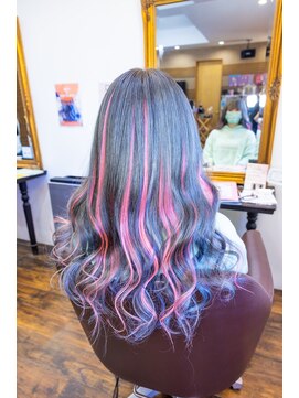 ヘアーメイク ダンス(hair make DANCE) プルエクステ100本☆ パステルカラーに早変わり♪